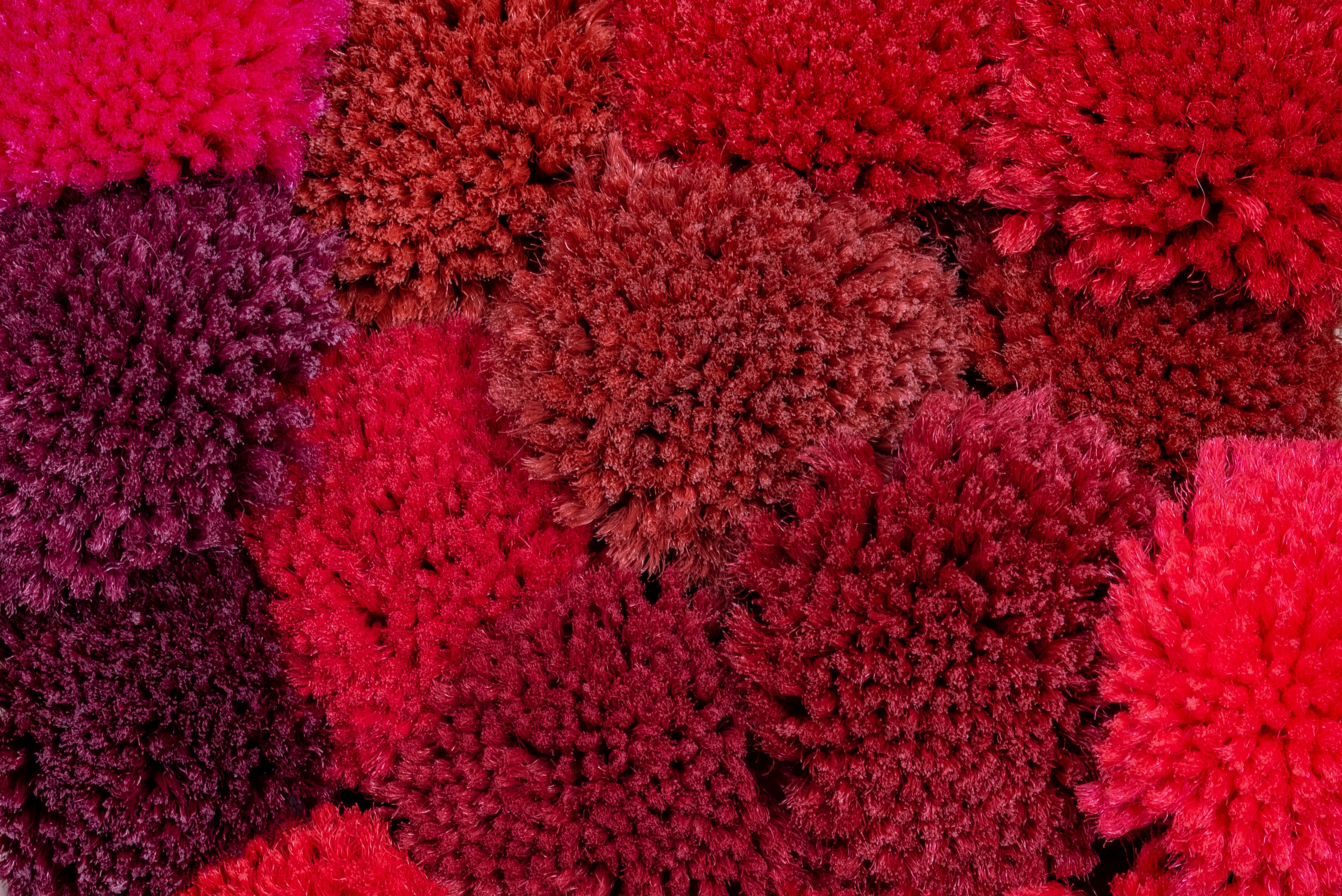 Universal Color variation of red poms